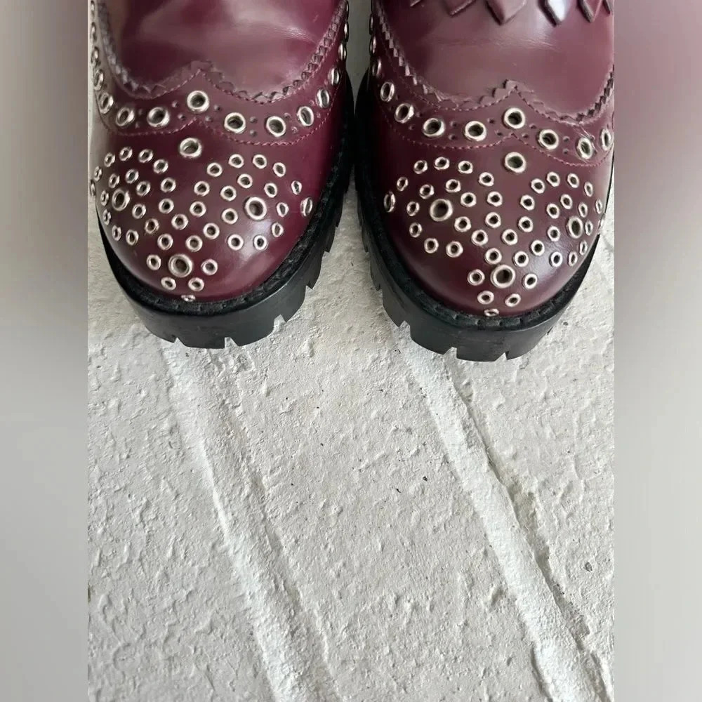 Red Valentino Ankle leather boots size 37 - Picture 7 of 11